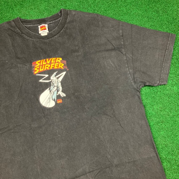 Marvel Other - Vintage Marvel Silver Surfer Shirt Mens XXL Black 2006 Comic Book Fantastic 4
